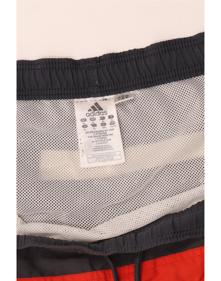 Pantaloni scurți de înot Adidas pentru bărbați XL, gri, poliester color bloc