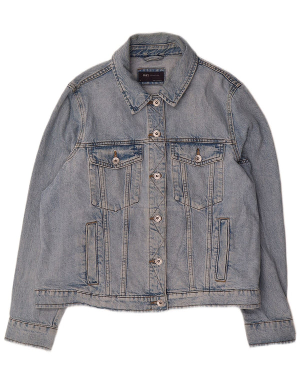 Jachetă de blugi pentru femei Marks & Spencer UK 18 XL Bumbac albastru