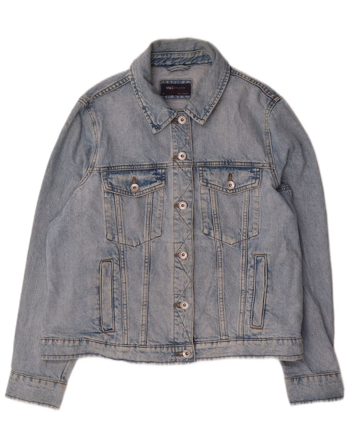 Jachetă de blugi pentru femei Marks & Spencer UK 18 XL Bumbac albastru