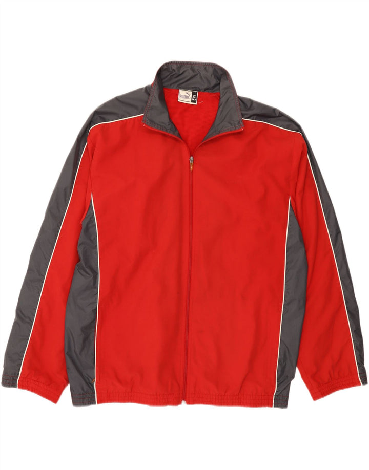 Jachetă de trening pentru bărbați Puma, XL, roșu, bloc de culoare