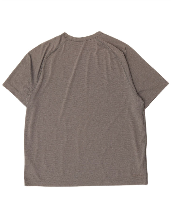 Tricou Nike Dri Fit pentru bărbați Top mare, gri, poliester