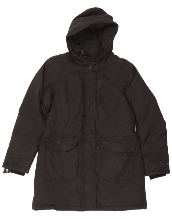 Manton căptușit cu glugă pentru femei Mountain Warehouse UK 14 Poliester negru mare