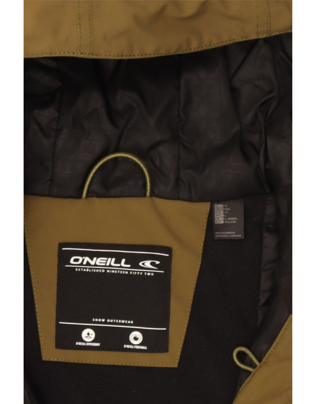 Jachetă parka cu glugă pentru femei O'Neill UK 14 Poliester kaki mare