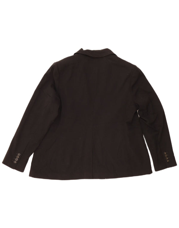 Jachetă pentru femei Marks & Spencer Tailored Fit cu 1 buton UK 20 2XL Negru