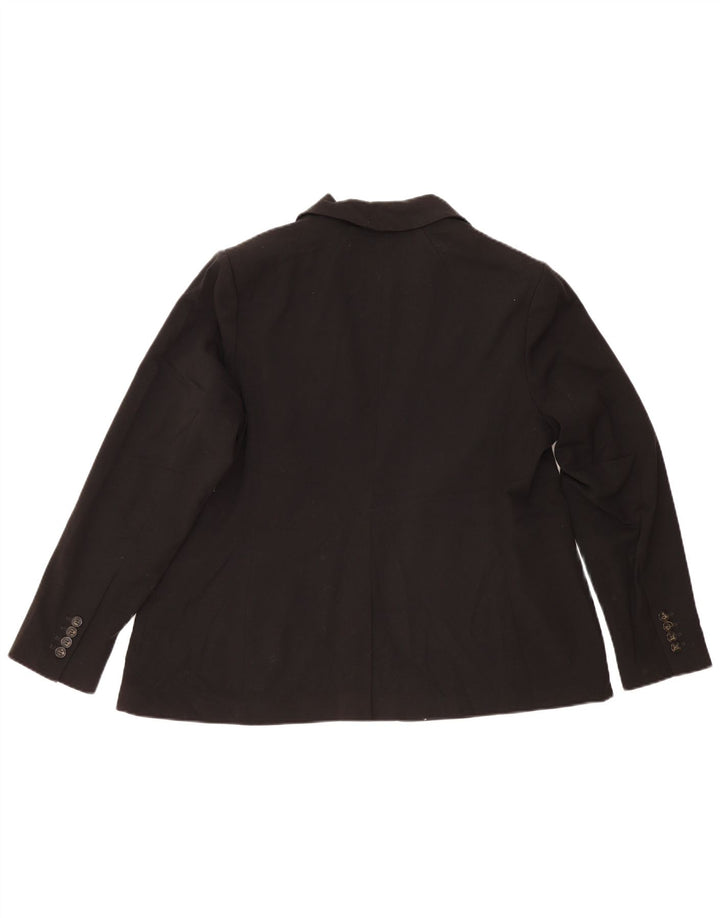 Jachetă pentru femei Marks & Spencer Tailored Fit cu 1 buton UK 20 2XL Negru