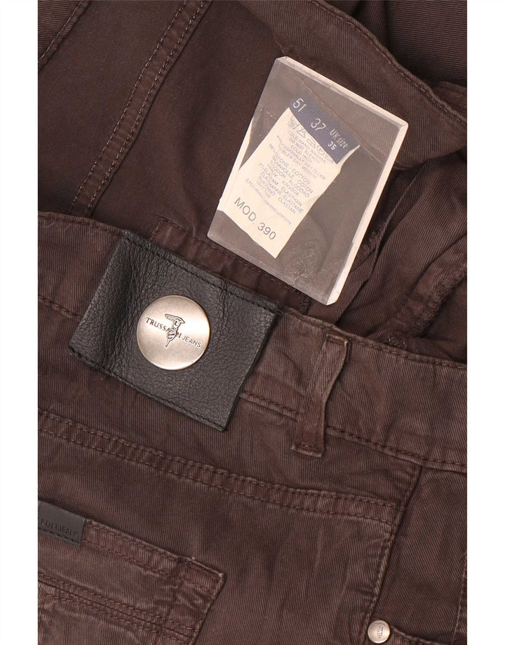 Trussardi Blugi drepti pentru bărbați W35 L30 bumbac maro
