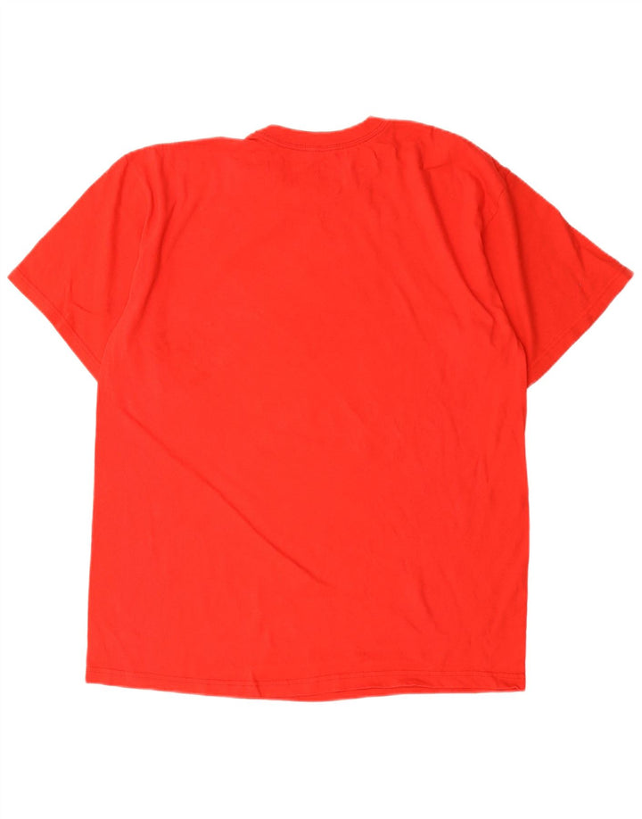 Tricou grafic Nike pentru bărbați Ohio State Buckeyes Top, bumbac roșu mediu