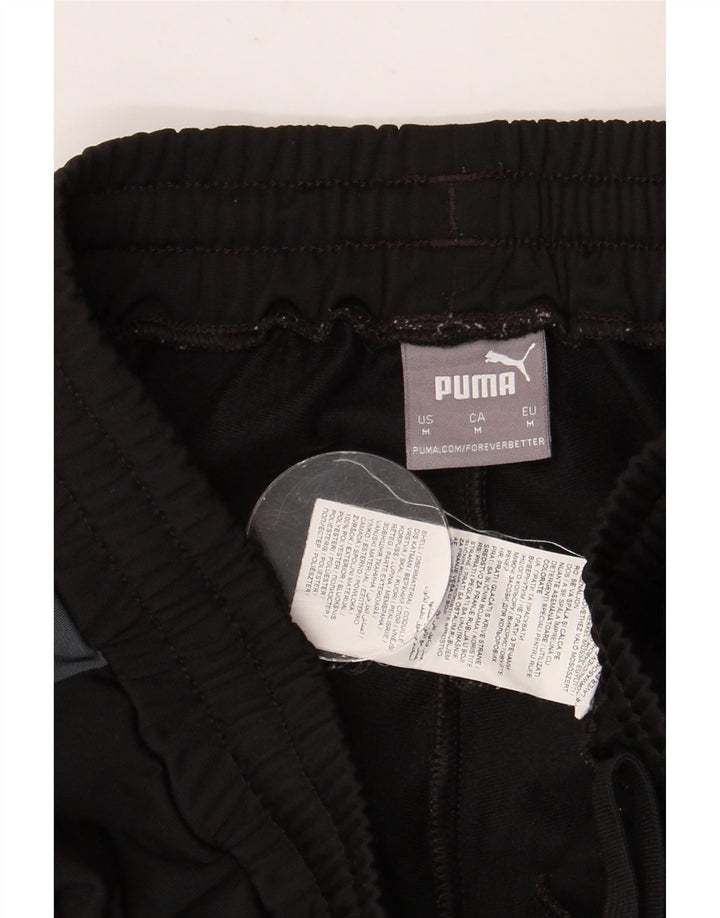 Pantaloni de trening PUMA pentru bărbați Pantaloni de jogging Medium Black Colorblock Poliester
