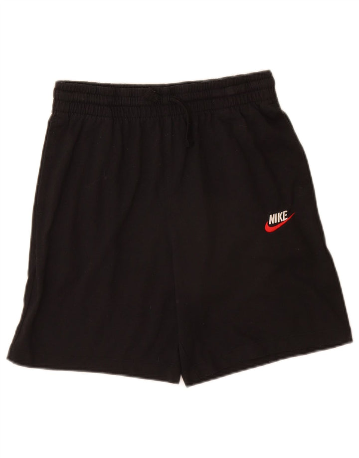 Pantaloni scurți sport Nike pentru băieți, cu ajustare standard, 12-13 ani, mari, negru, poliester