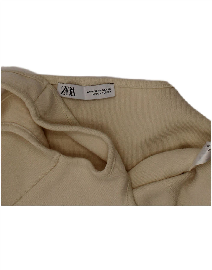 Crop Top Femei Zara Mediu Bej Poliamidă