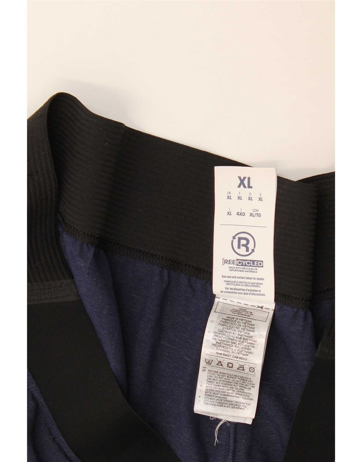 Pantaloni scurți sport pentru bărbați Reebok XL, albastru bleumarin, poliester color bloc