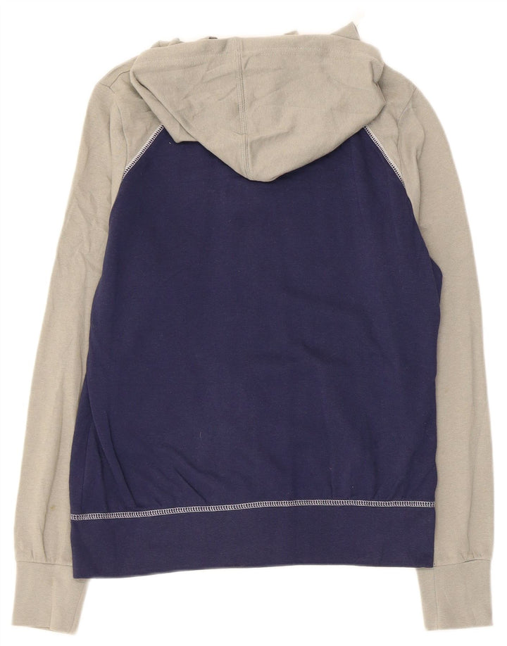 Pulover NFL Patriots, cu fermoar, cu glugă, UK 10, colorat, albastru marine mic