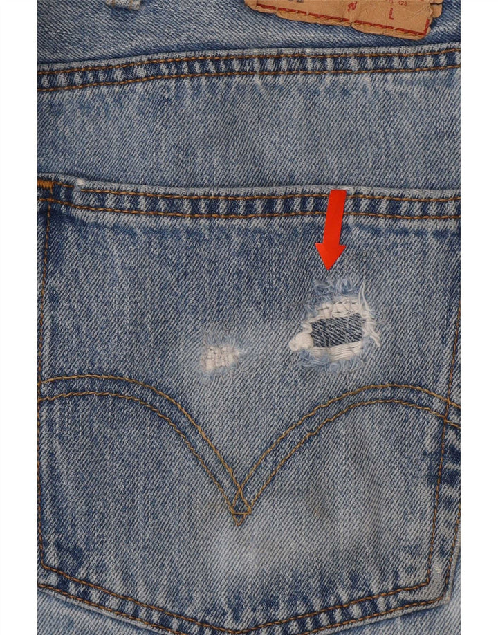 Blugi 501 drepti pentru bărbați Levi's W46 L27 Bumbac albastru