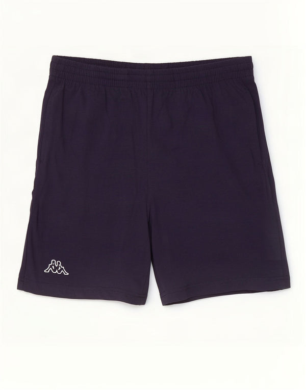 Pantaloni scurți sport Kappa pentru bărbați, bumbac, albastru bleumarin mediu