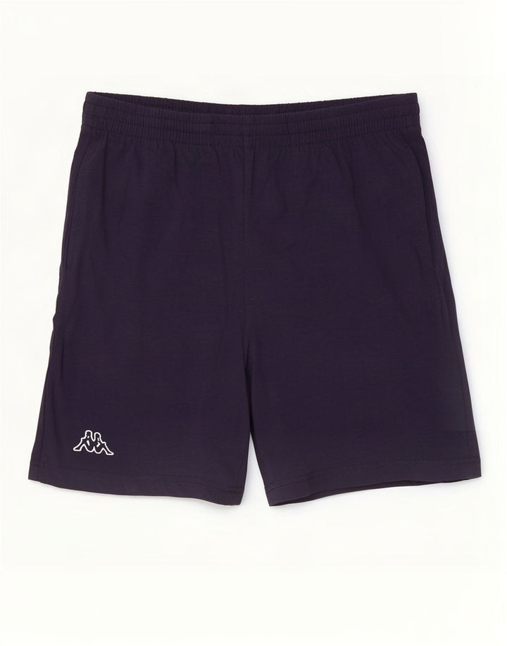 Pantaloni scurți sport Kappa pentru bărbați, bumbac, albastru bleumarin mediu