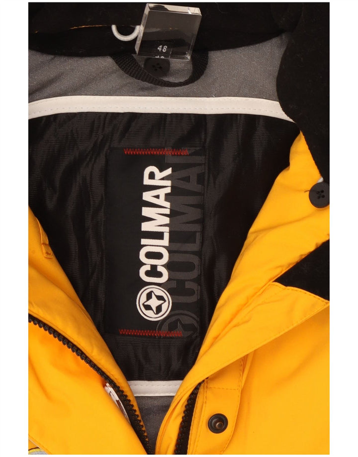 Jachetă de schi pentru femei Colmar, cu glugă, IT 48 XL, nailon color-block galben
