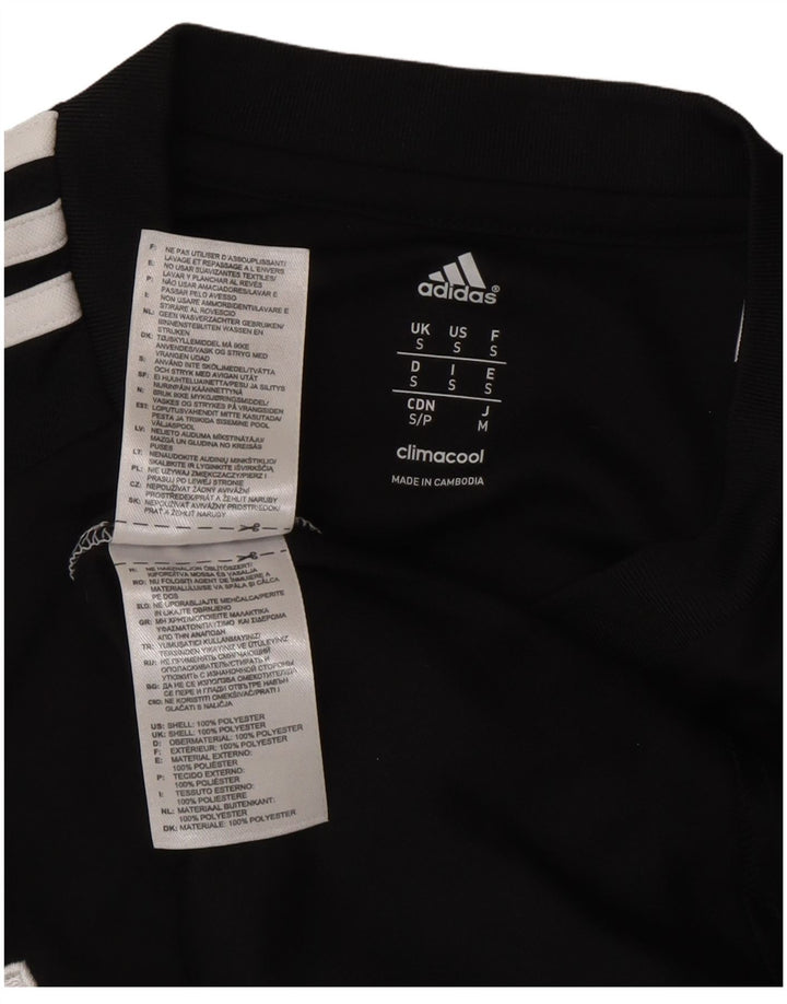 Tricou cu grafică Adidas Durham pentru bărbați Top mic, negru, poliester color bloc