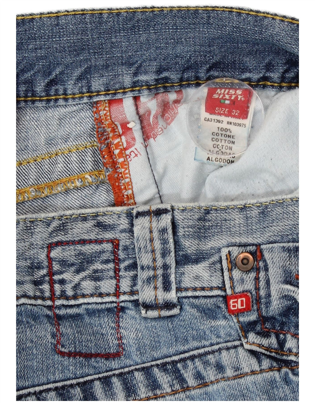 Miss Sixty Blugi Perkinks Loose W32 L31, bumbac albastru