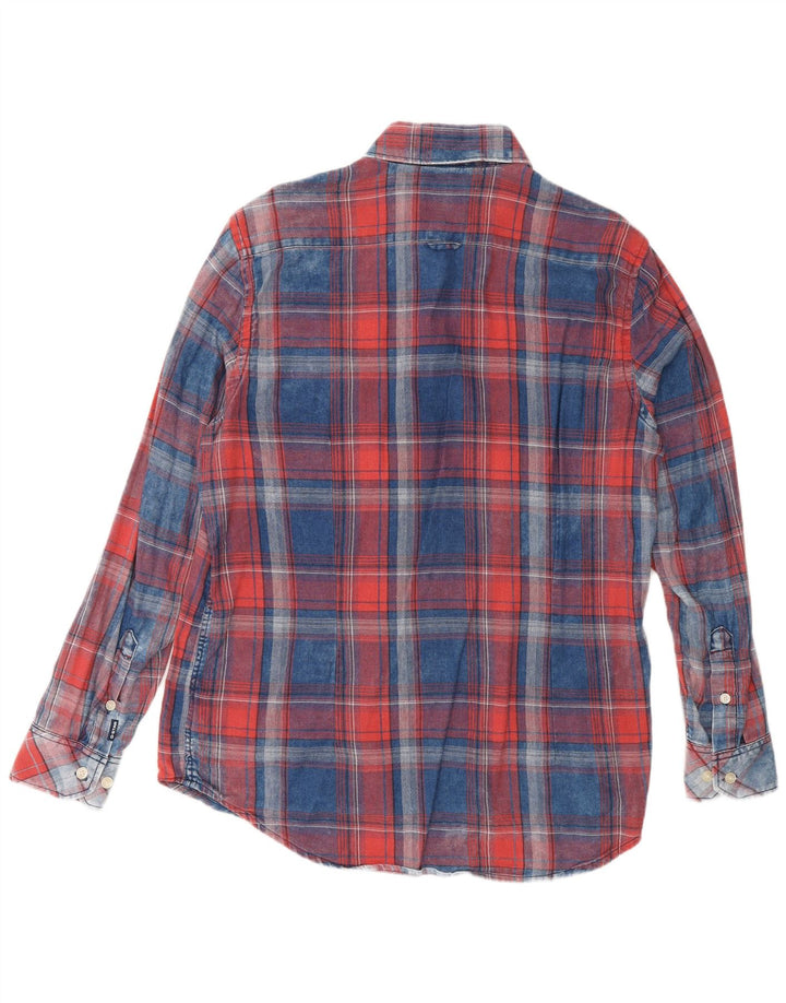 Cămașă pentru bărbați G-Star Slim Fit, mare, albastru, din bumbac