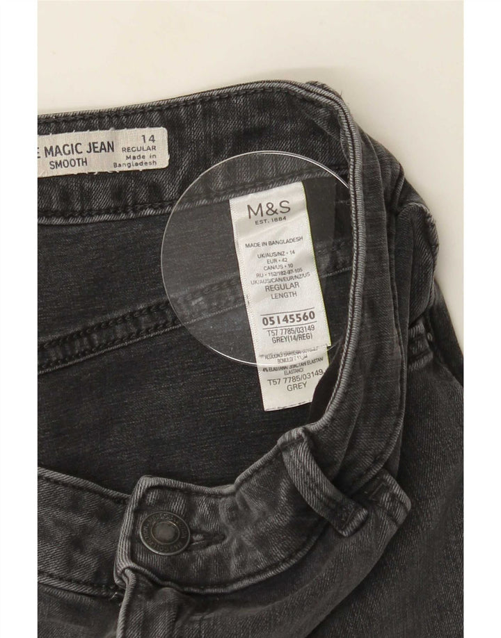Blugi The Magic Slim pentru femei Marks & Spencer UK 14 Medium W30 L28 Gri