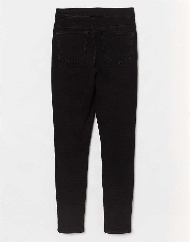 Blugi jegging pentru femei Marks & Spencer UK 12 Medium W30 L29 Bumbac negru