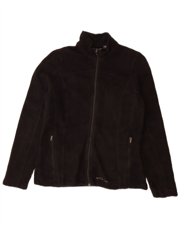Jachetă fleece pentru femei Eddie Bauer UK 12 Poliester mediu negru