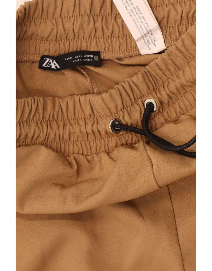 Pantaloni de trening pentru femei Zara Joggeri UK 12 Poliester maro mediu