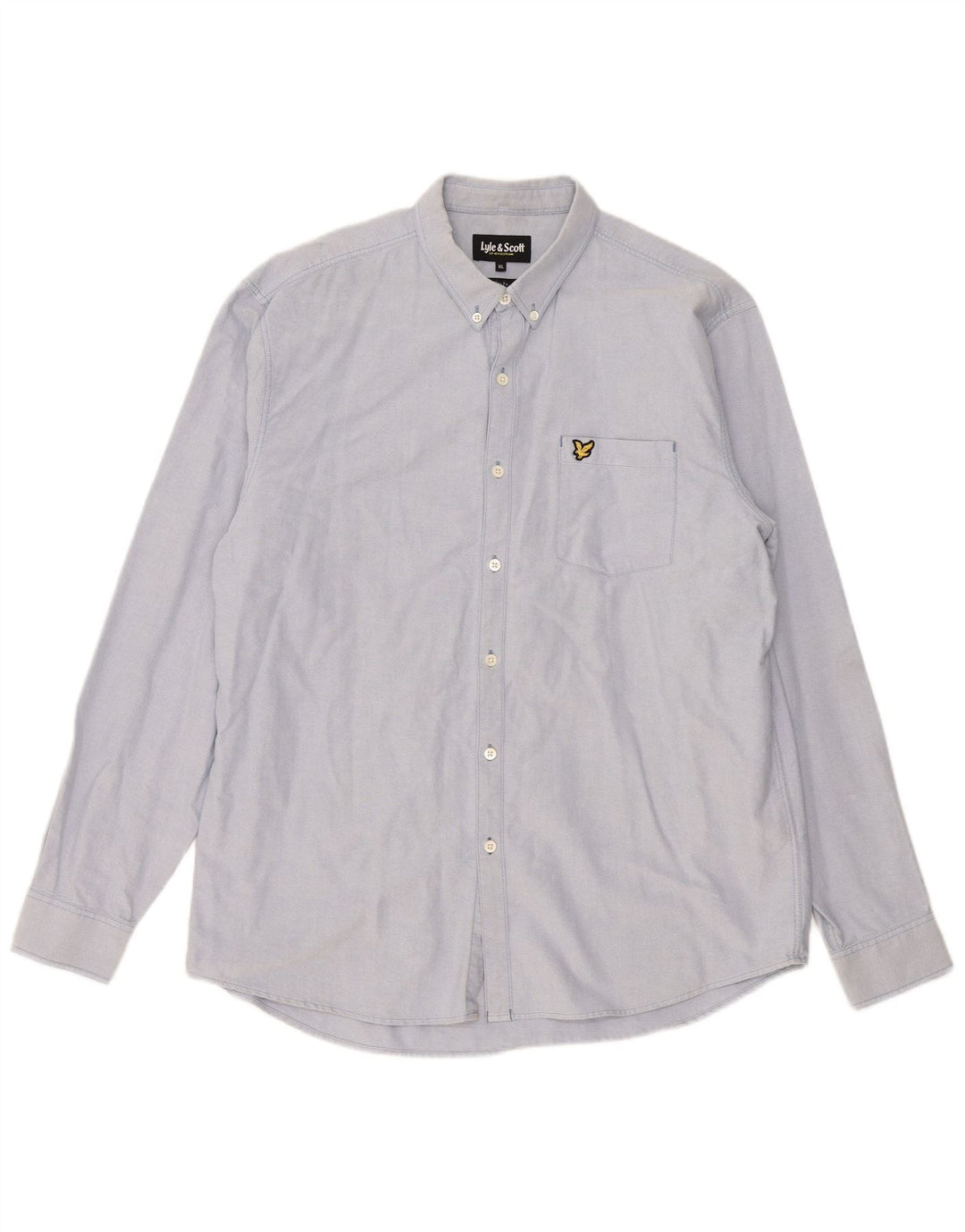 Cămașă pentru bărbați Lyle & Scott Slim Fit XL Albastru