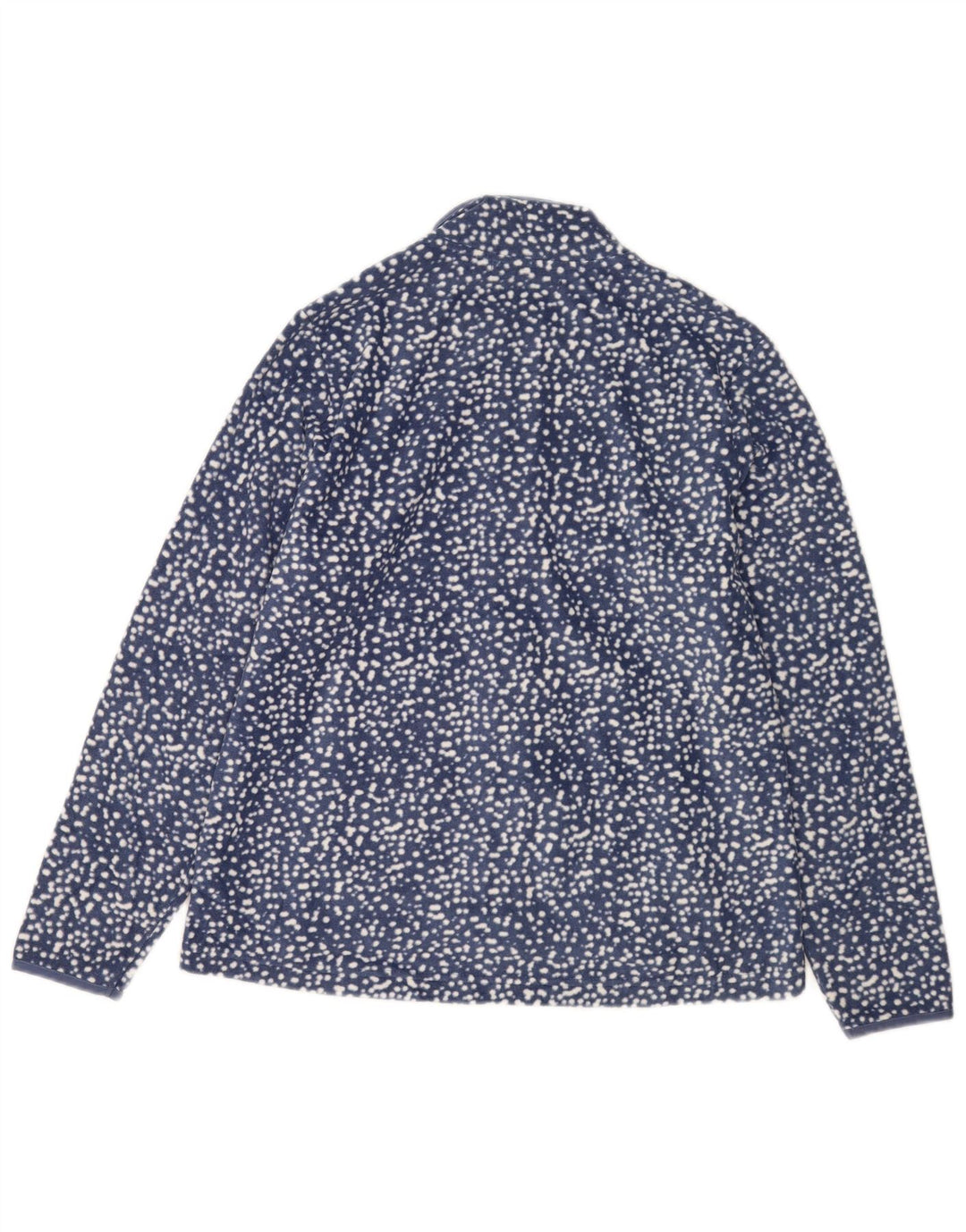 Jachetă fleece pentru femei Marks & Spencer UK 16 mare bleumarin cu pete