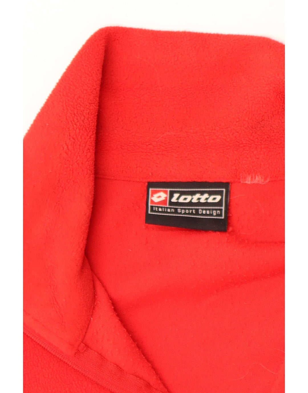 Pulover din lână Lotto pentru bărbați, cu fermoar, XL, roșu
