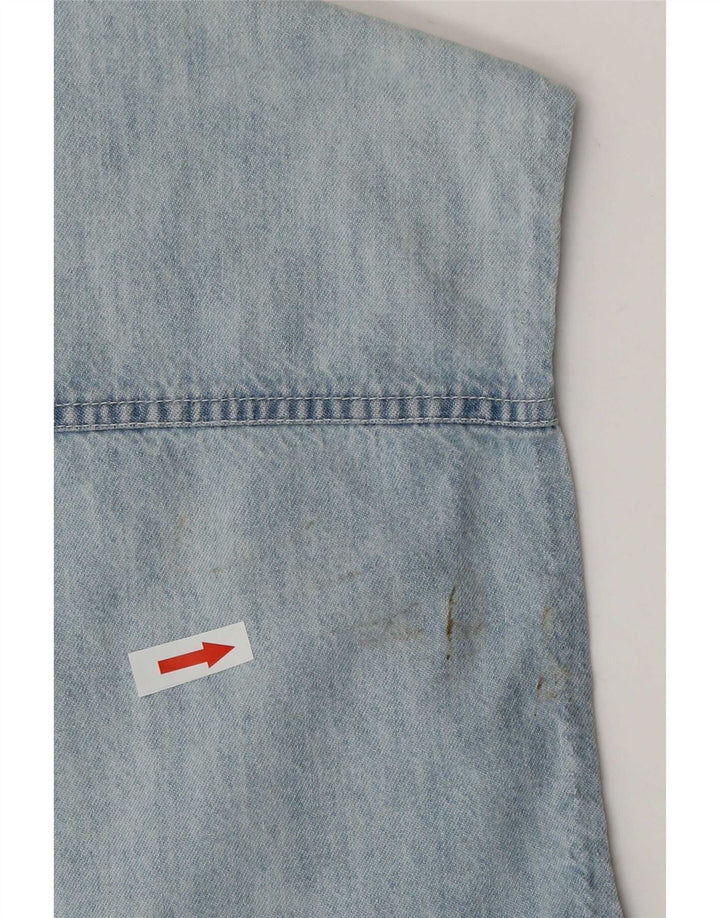 Cămașă din denim fără mâneci pentru bărbați Wampum, mare albastru, mozaic