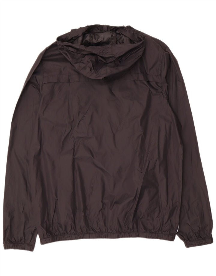 Jachetă anorak cu glugă pentru bărbați ELLESSE, UK 40, mare, negru, color block