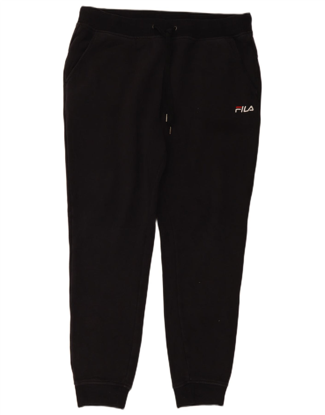 Pantaloni de trening Fila pentru bărbați Joggeri mari, negru, bumbac
