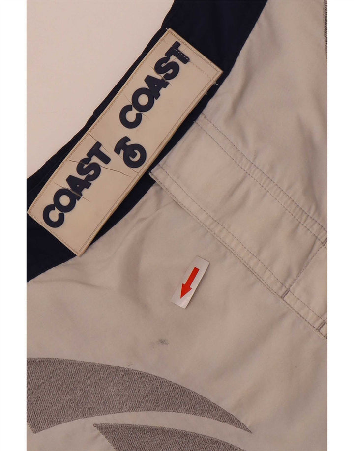 Pantaloni scurți de înot cu grafic pentru bărbați Coast, mici, albastru, poliamidă color bloc