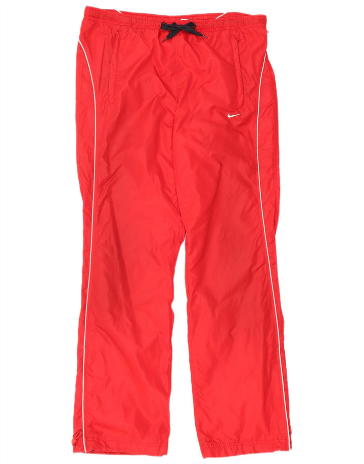 Pantaloni de trening NIKE pentru bărbați, nailon roșu mare