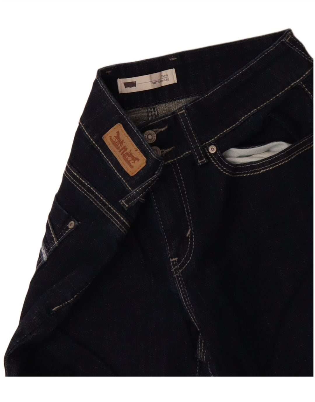 Blugi skinny 529 Curvy pentru femei LEVI'S L30 L27 bleumarin