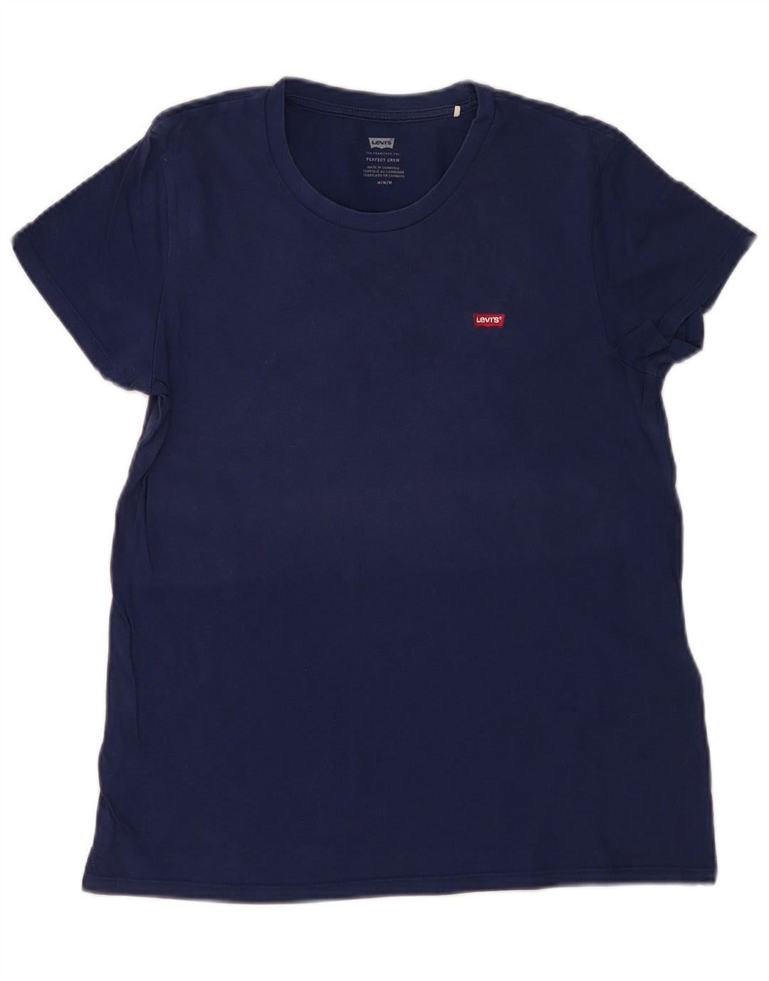 Tricou pentru femei LEVI'S Top UK 12 Medium Bleumarin Bumbac