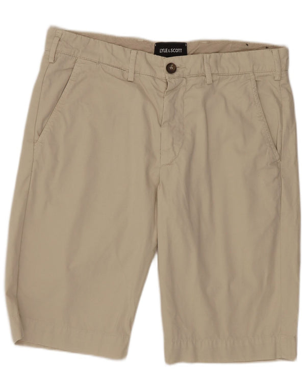 Pantaloni scurți chino pentru bărbați Lyle & Scott W31 Bej mediu