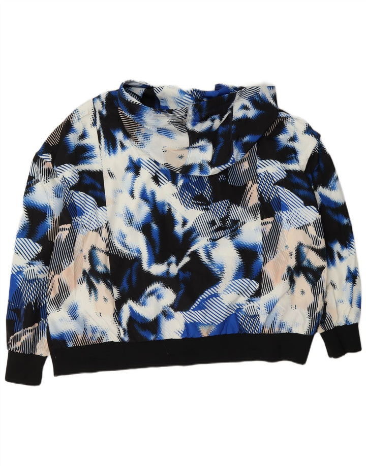 Jachetă de top pentru trening Calvin Klein pentru femei cu model abstract, UK 10 Small Multi