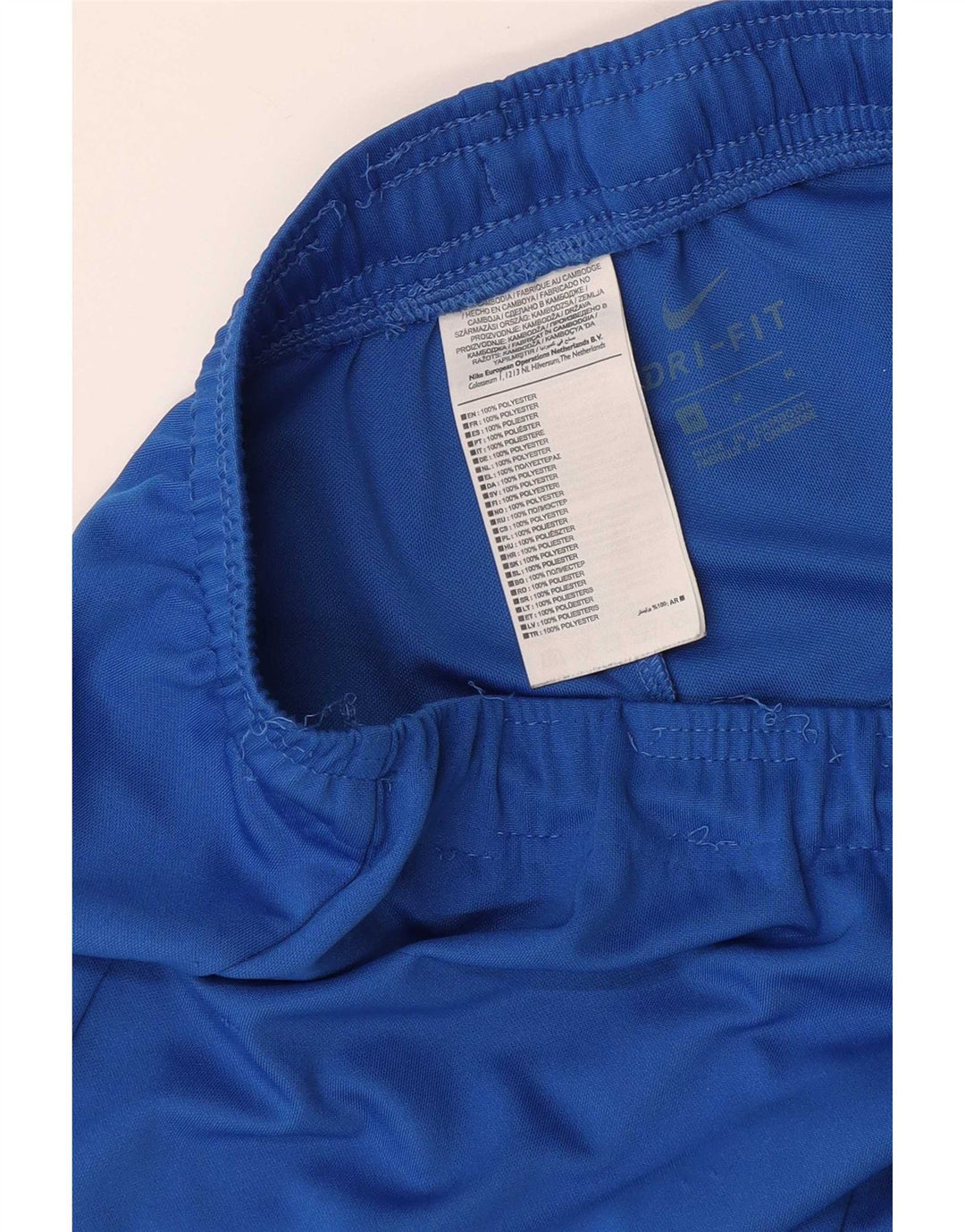 Pantaloni scurți sport Nike Dri Fit pentru bărbați, poliester albastru mediu