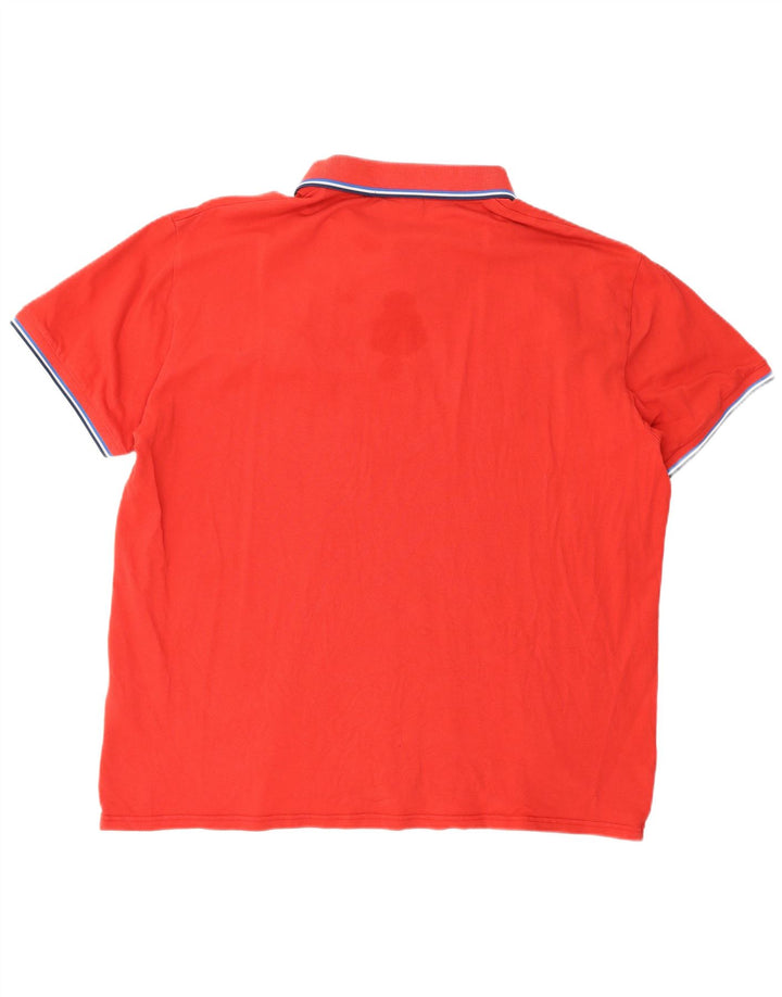 Tricou polo pentru bărbați Gant 3XL bumbac roșu