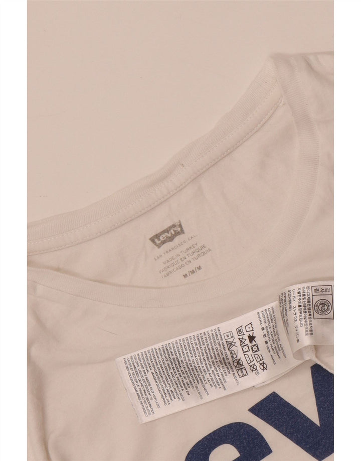 Tricou grafic pentru bărbați LEVI'S Top Medium White Bumbac