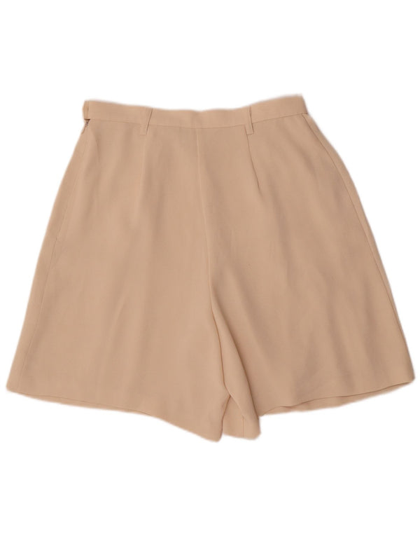 Marks & Spencer Pantaloni scurți casual pentru femei cu talie înaltă UK 12 Medium W26 Bej