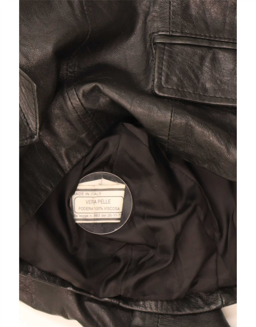 Jachetă Blazer din piele cu 3 nasturi pentru femei Imperial UK 10 Mic Negru