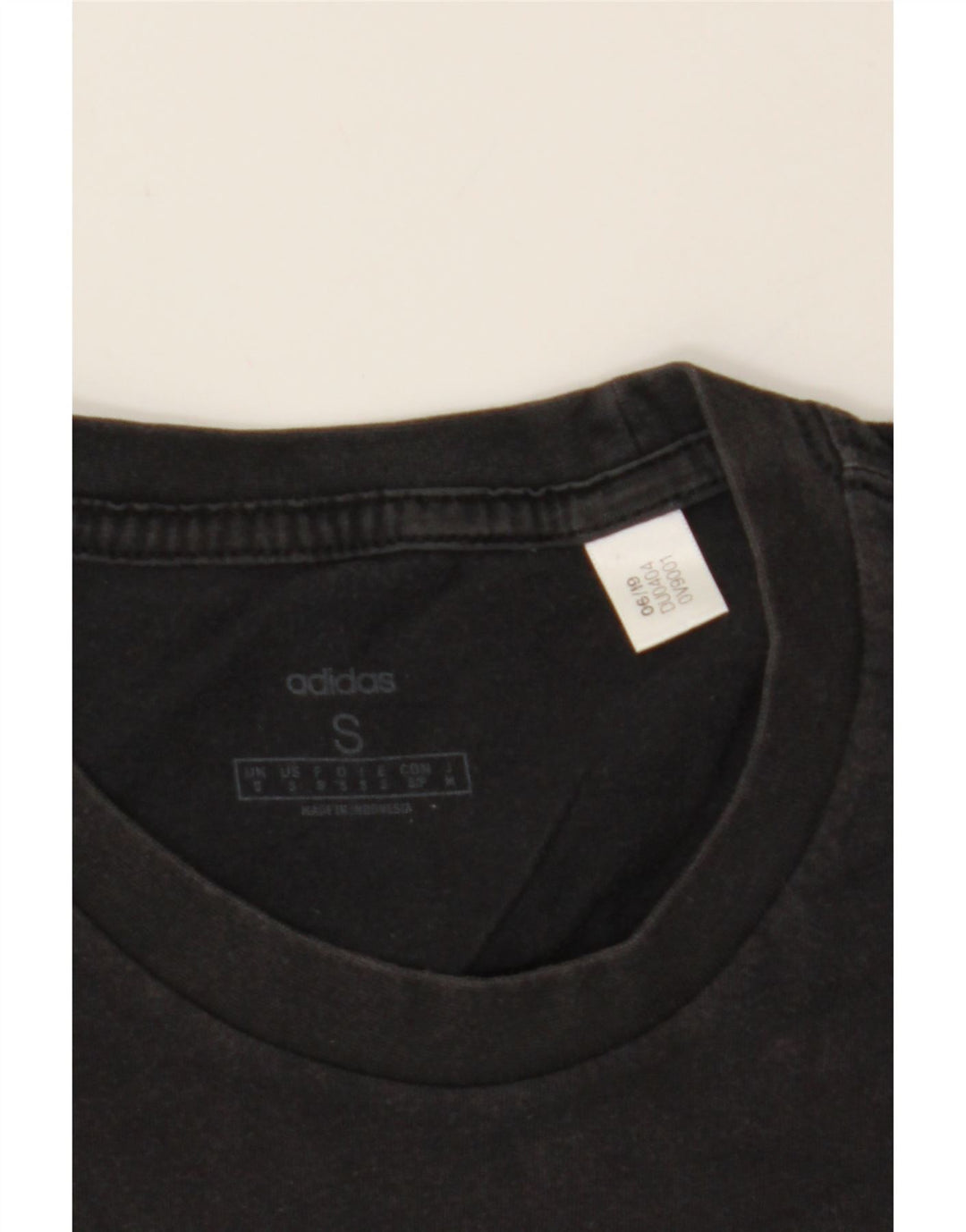 ADIDAS Mens Graphic T-Shirt Top Small Black Cotton Vintage Adidas and Second-Hand Adidas from Messina Hembry 
