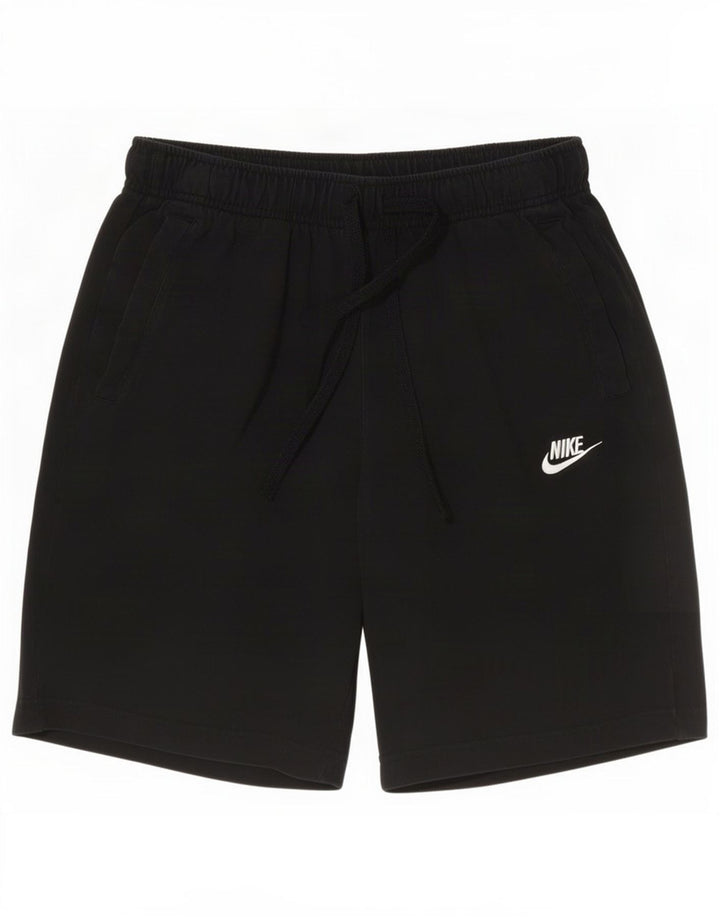 Pantaloni scurti sport Nike pentru bărbați, bumbac negru mic