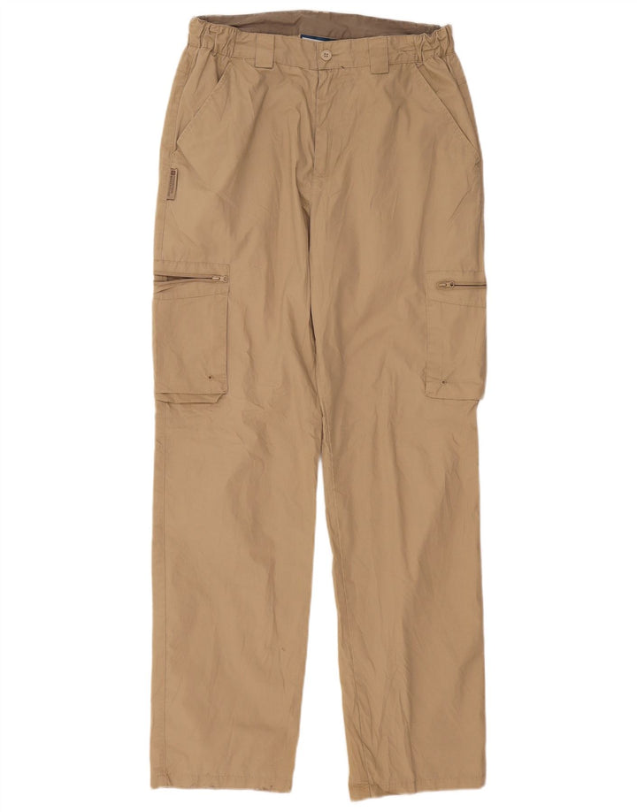 Pantaloni cargo drepti pentru bărbați Mountain Warehouse W32 L32 poliester bej