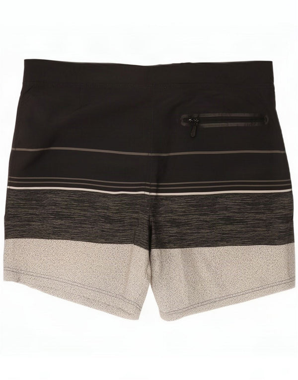 Crivit Mens Swimming Shorts XL Black Colourblock