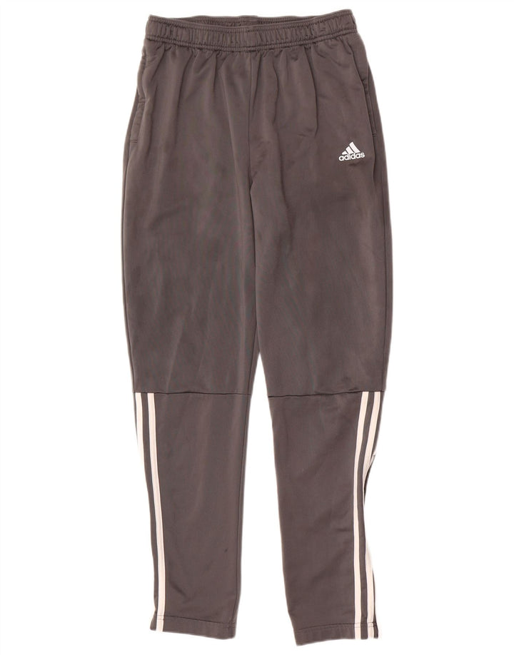 Pantaloni de trening Adidas pentru baieti 15-16 ani poliester gri