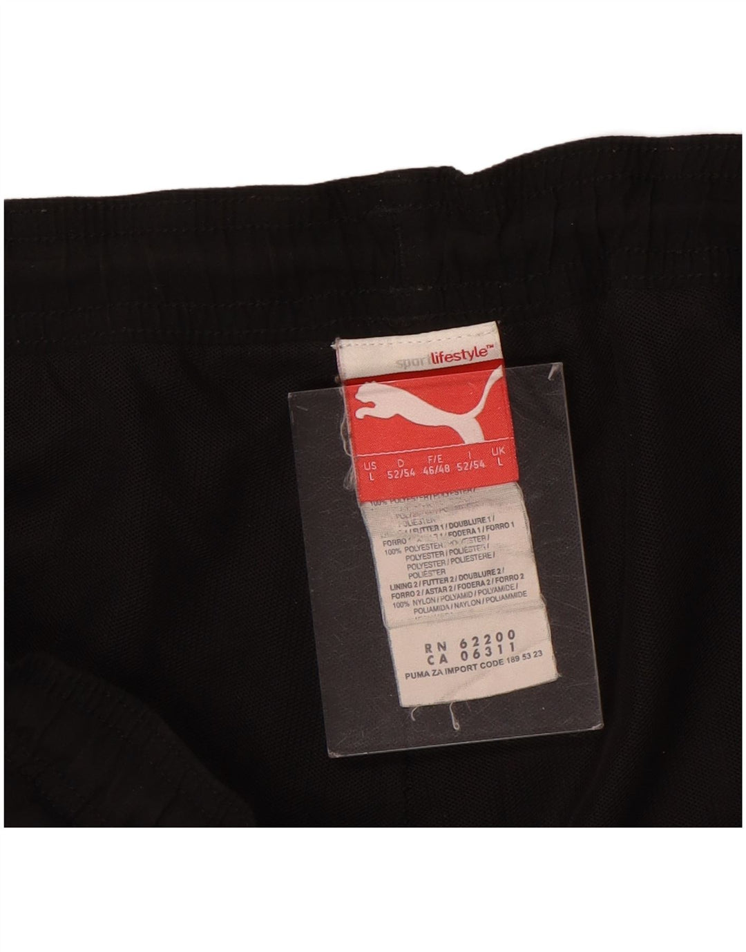 Pantaloni de trening PUMA pentru bărbați Joggeri mari, negru, poliester